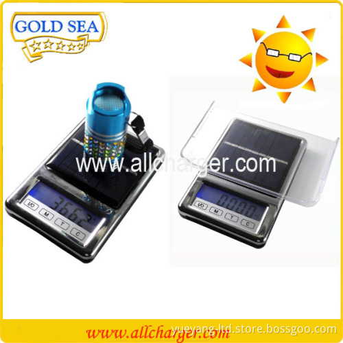 pocket digital electric solar scale made of stainless panel